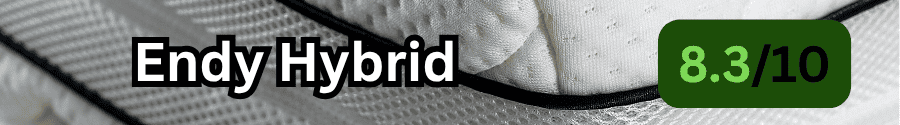Endy Hybrid Edge Support Rating Endy Hybrid Edge Support Rating