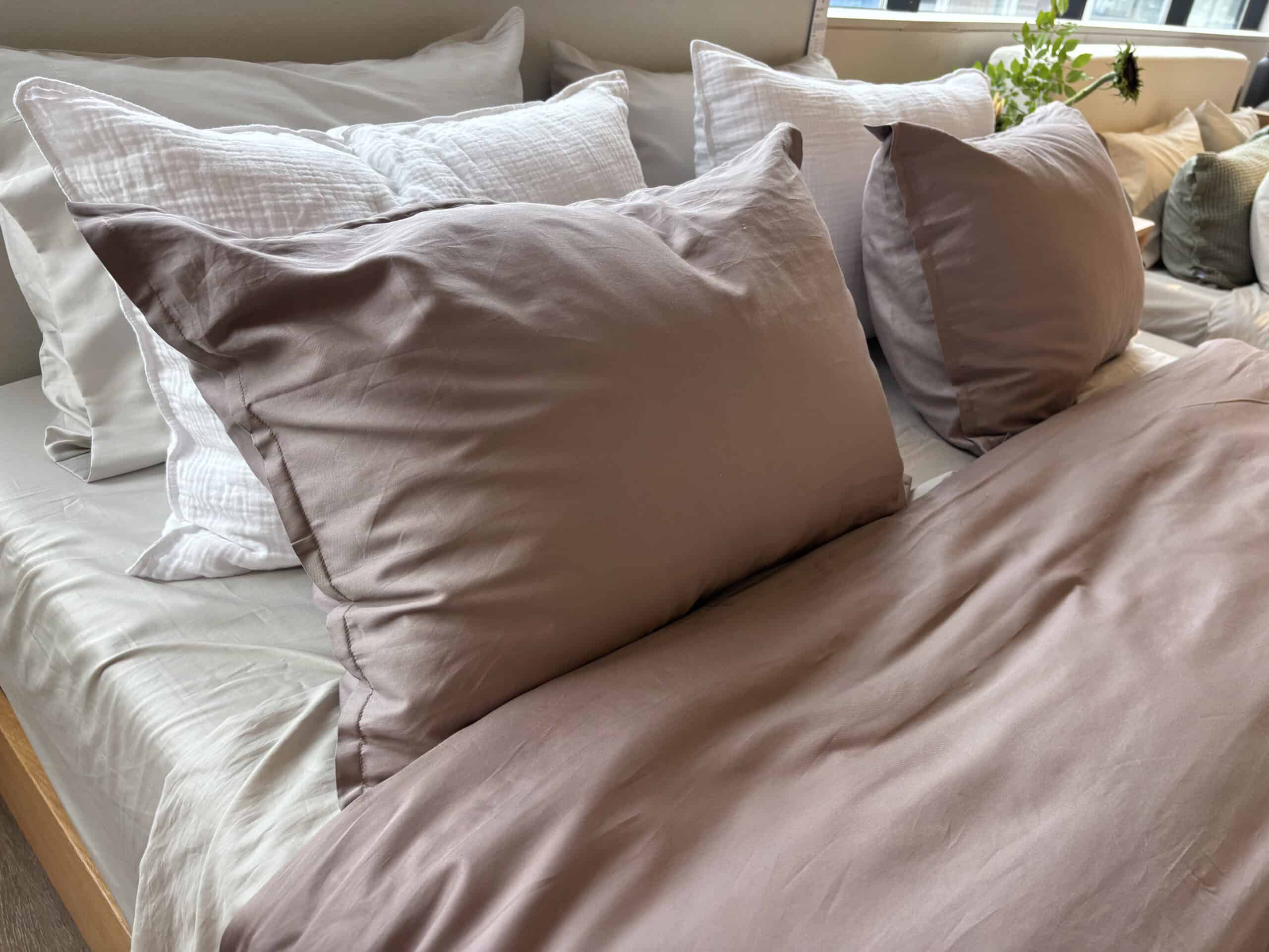 Silk & Snow Eco Soy Pillow ready for testing