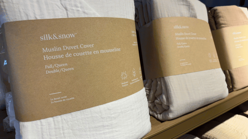 Silk & Snow Muslin Duvet Cover